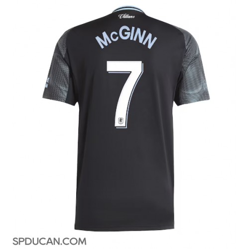 Muški Nogometni Dres Aston Villa John McGinn #7 Gostujuci 2025-26 Kratak Rukav Muški Nogometni Dres Aston Villa John McGinn #7 Gostujuci 2025-26 Kratak Rukav